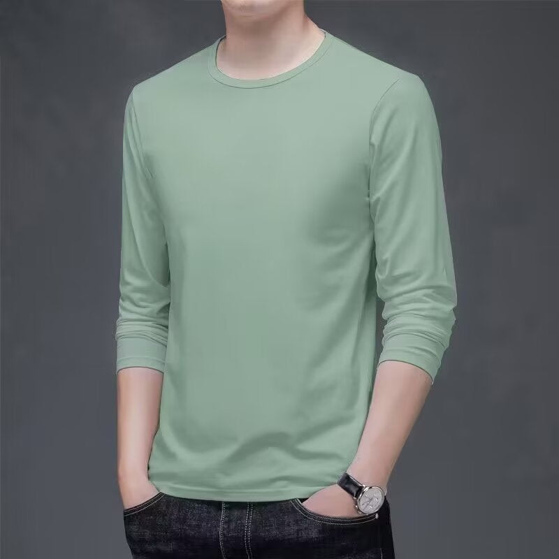 Herren Langarmshirt mit eleganter Textur Drune