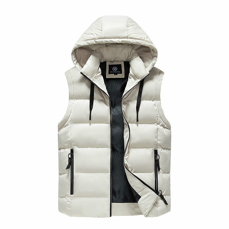 Damen Futuristische Steppweste mit Kapuze