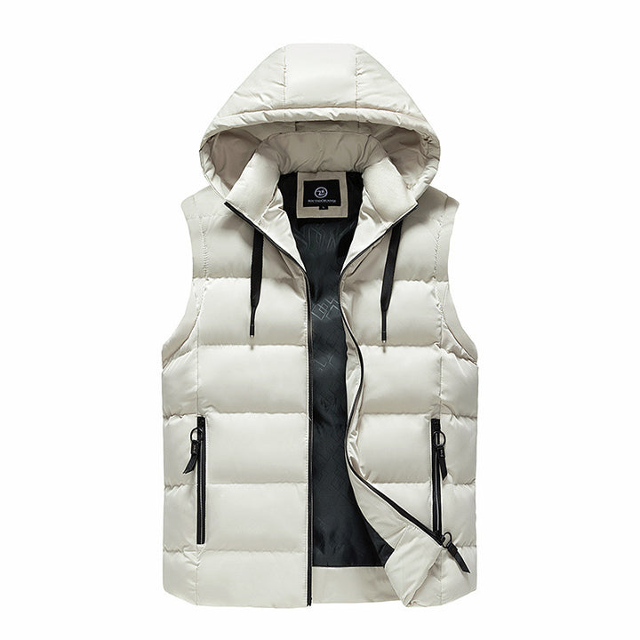 Damen Futuristische Steppweste mit Kapuze