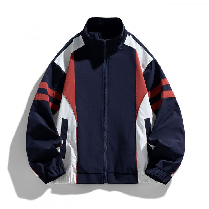 Herren Sportjacke mit hohem Kragen Drune