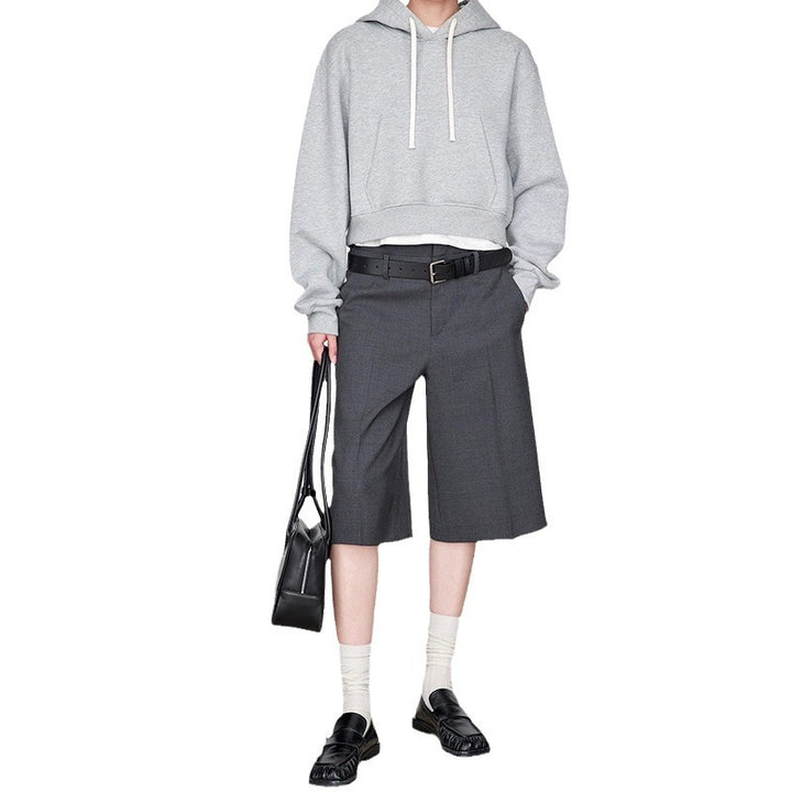 Damen Modische und lässige Kurzjacke mit weitem Schnitt Drune