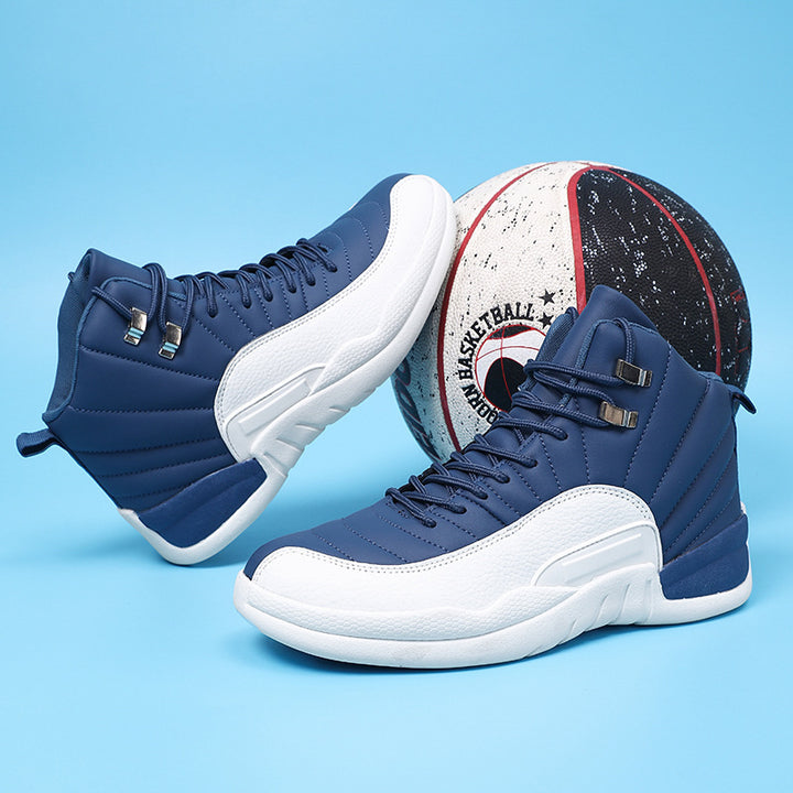 Herren Basketball-High-Top mit gepolstertem Knöchelkragen und robustem Gummiprofil Drune