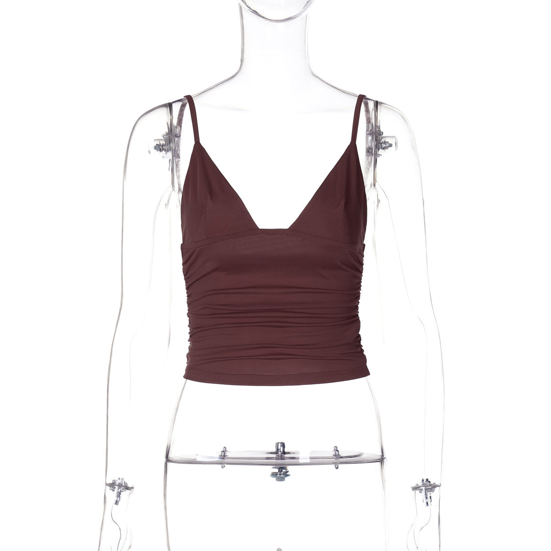 Damen Crop-Top mit asymmetrischem Schnitt und figurbetonter Silhouette Drune
