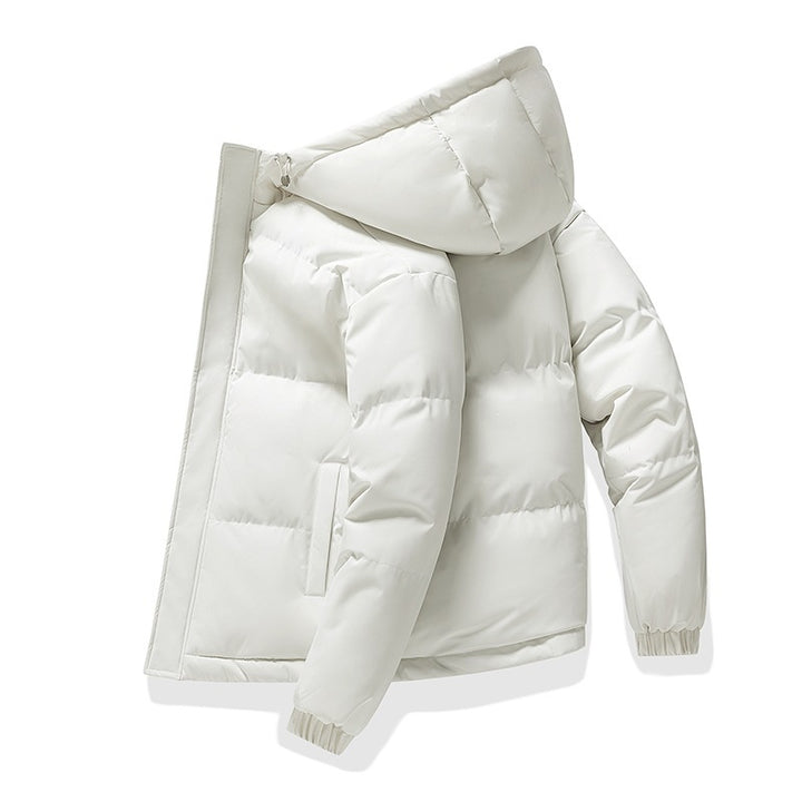 Damen Modische warme Daunenjacke mit Kapuze Drune