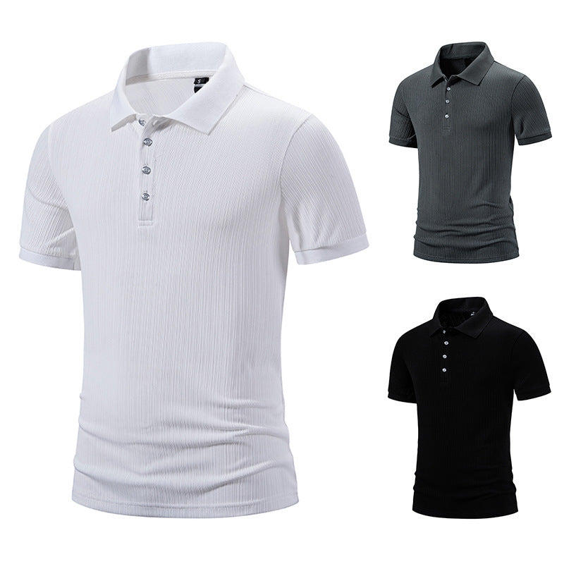 Herren hochwertiges Poloshirt mit moderner Struktur Drune