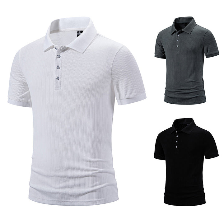 Herren hochwertiges Poloshirt mit moderner Struktur Drune