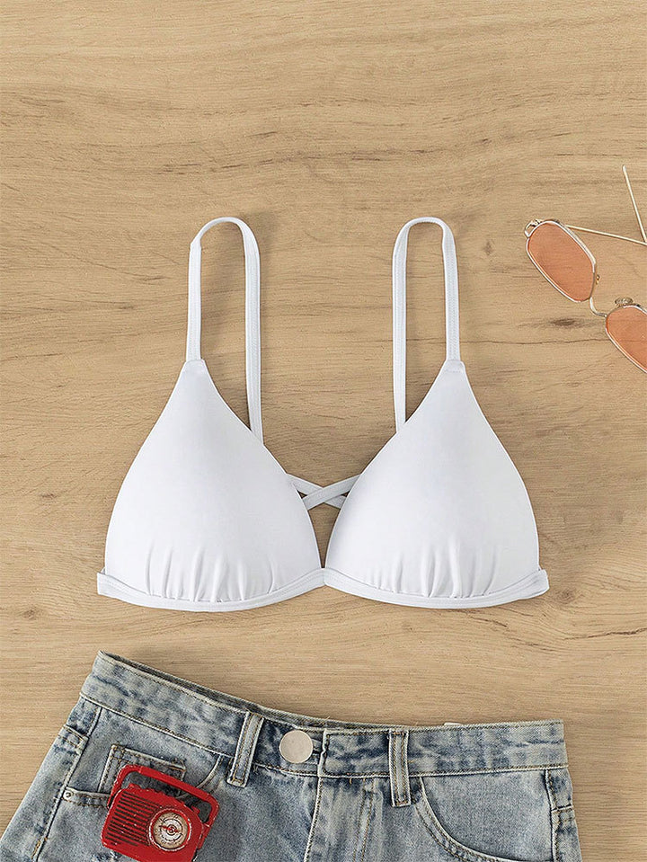 Damen Triangel-Bikinioberteil mit verstellbaren Riemen Drune