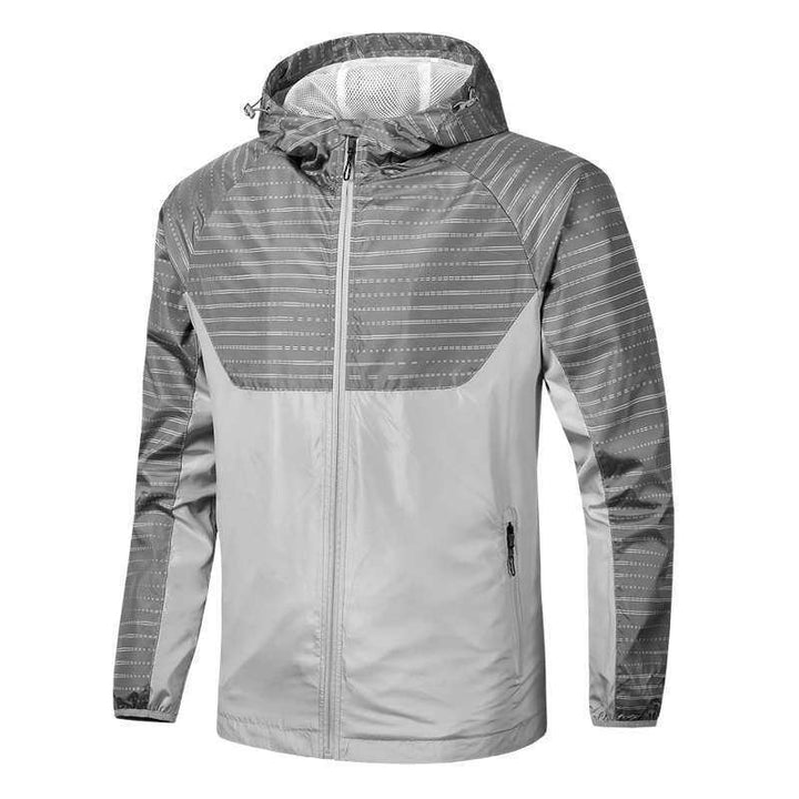 Herren Wasserabweisende Sportjacke mit Kapuze Drune