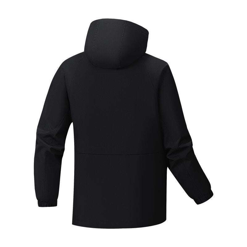 Herren Leichte Outdoor Jacke mit Kapuze Drune