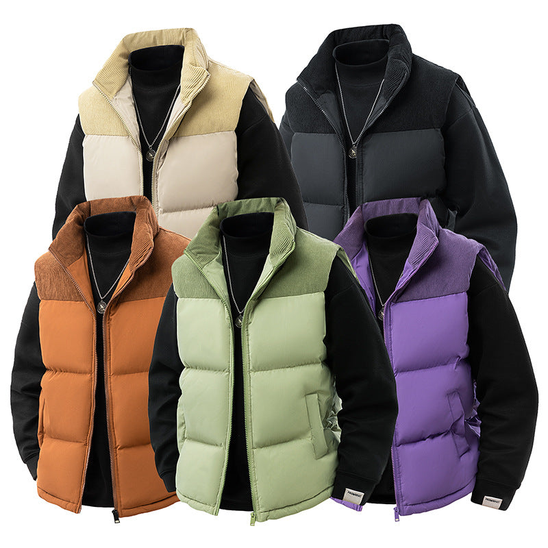 Herrenmode Steppjacke mit Kragen Drune