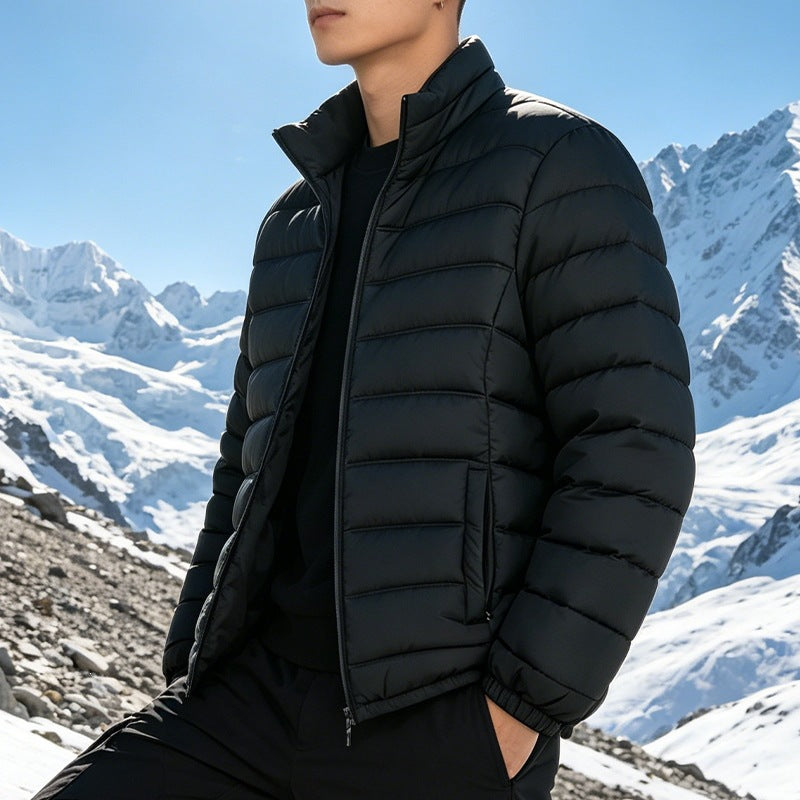 Herren Leichtgewichtige Steppjacke mit Thermo‑Füllung und Stehkragen Drune