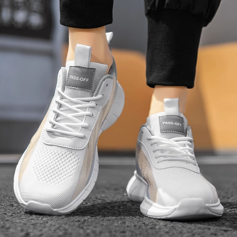 Herren atmungsaktive leichte Lauf- und Freizeitsneaker mit dämpfender Sohle Drune