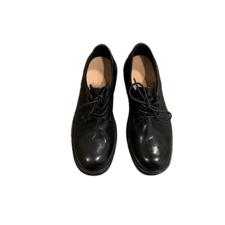 Damen Schnürschuhe aus hochwertigem Leder mit eleganter Profilsohle Drune