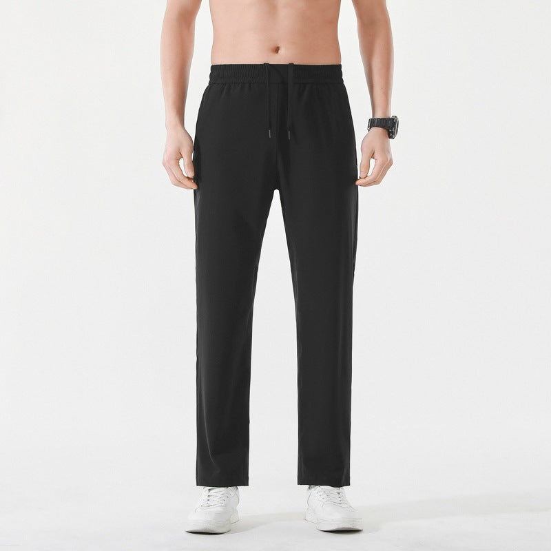 Herren Relaxed-Performance-Freizeithose mit elastischem Tunnelzug, schnell trocknendem Stretch & geradem Bein Drune