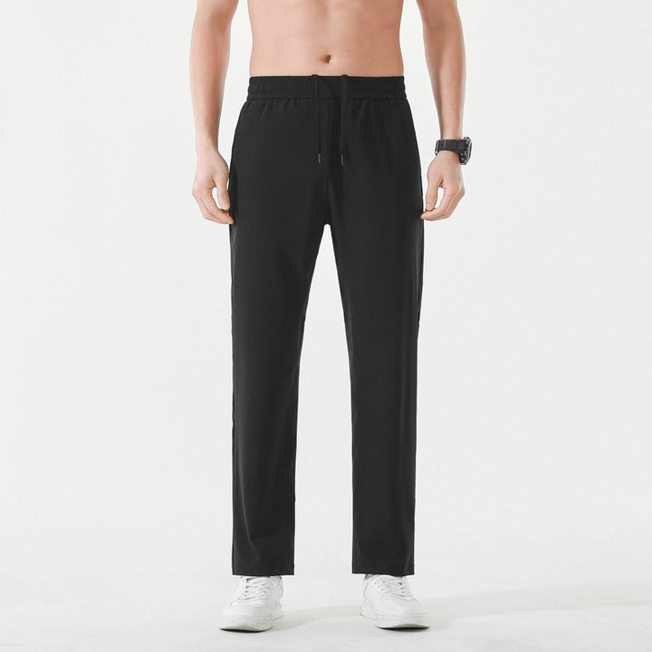 Herren Relaxed-Performance-Freizeithose mit elastischem Tunnelzug, schnell trocknendem Stretch & geradem Bein Drune