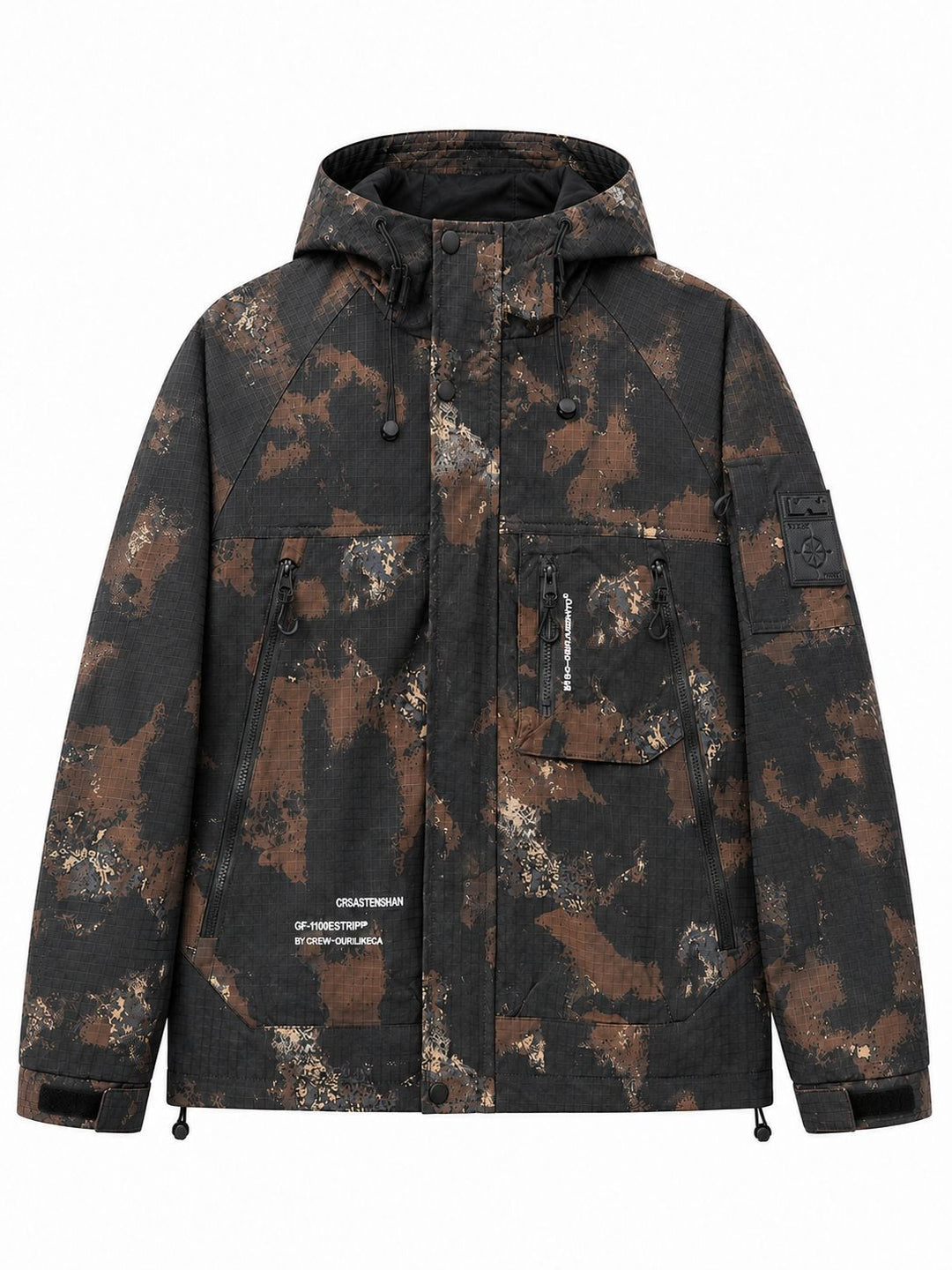 Herren Utility Outdoor-Jacke Drune