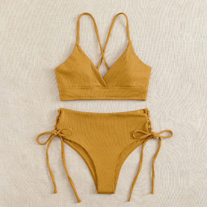 Damen Triangel-Bikini mit raffinierten Kordeldetails Drune