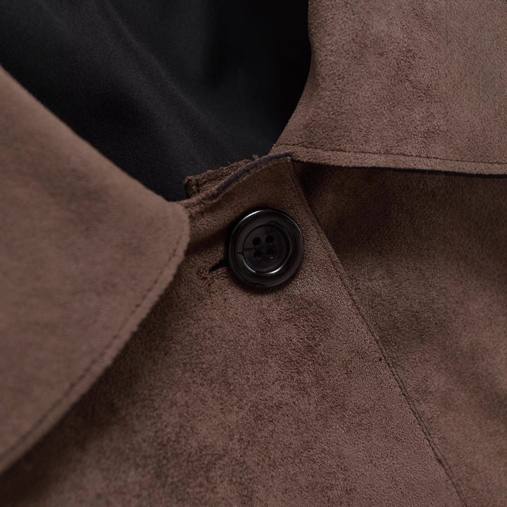 Damen modische Kurzjacke aus weich strukturiertem Material Drune