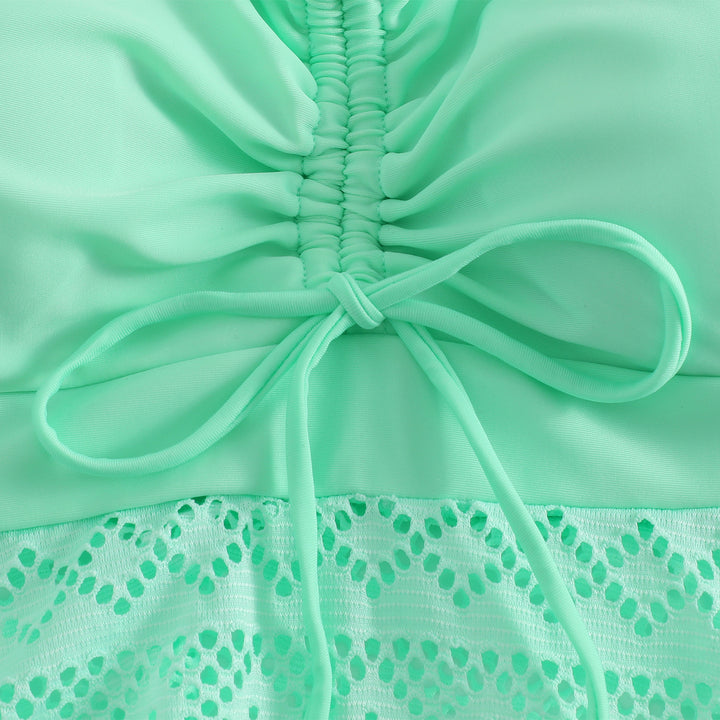 Damen Sportliches Sommerkleid mit raffinierten Trägern Drune