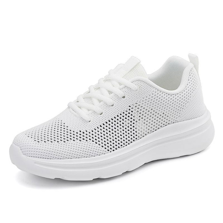 Unisex nan federleichter Mesh-Freizeitschuh mit atmungsaktivem Strukturstrick, ergonomischer Komfortsohle und Zuglasche Drune
