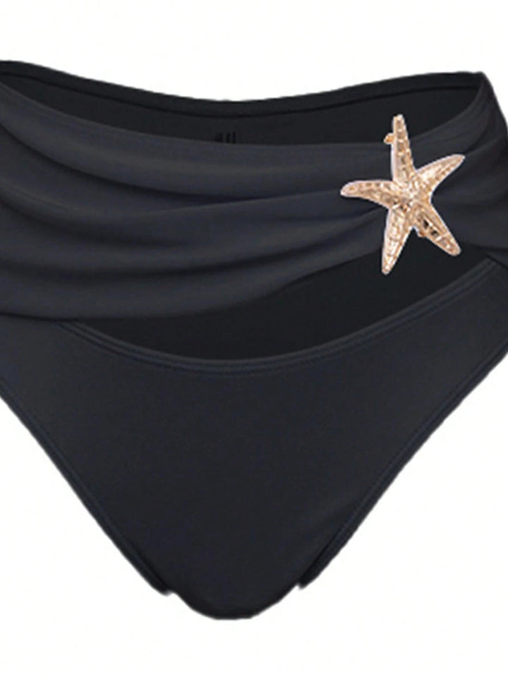 Damen Elegantes Bikiniset mit Wickelrock Drune