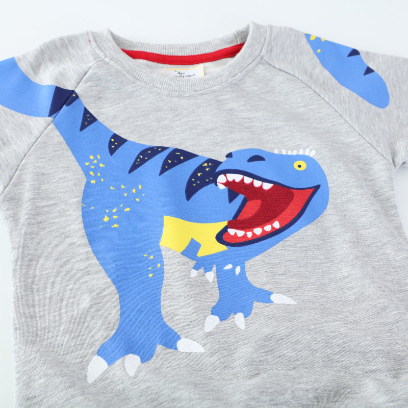 Jungen Sweatshirt mit lebhaftem Dinosaurier-Motiv Drune