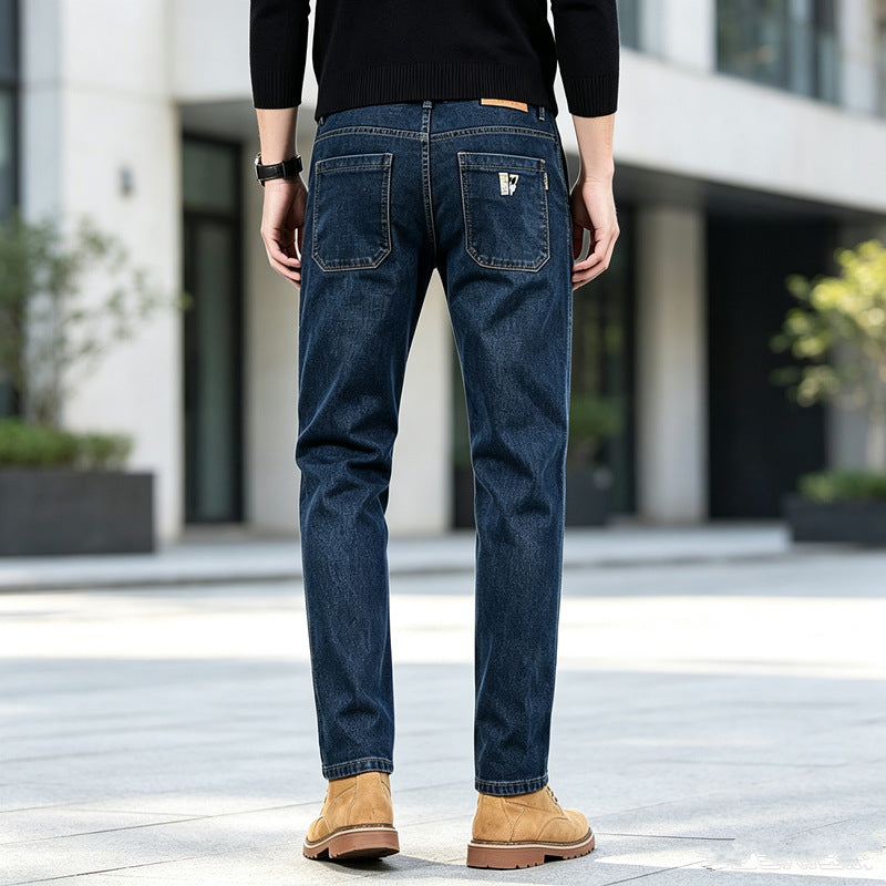Herren Bequeme und stylische Workwear Denim Hose Drune
