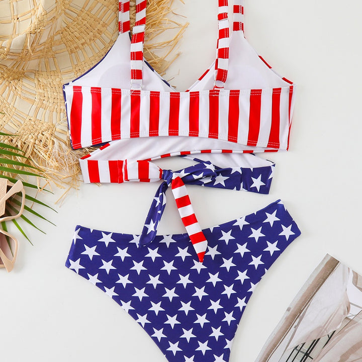 Damen Triangel-Bikini mit innovativem Wickel-Design Drune