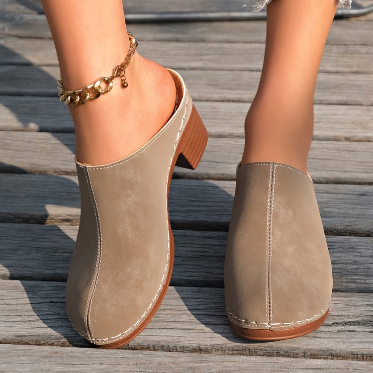 Damen Komfortable Clogs Drune
