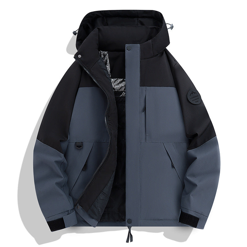 Herren Wasserdichte und atmungsaktive Softshell-Outdoorjacke Drune