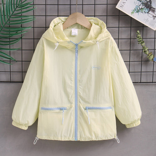 Damen nan ultraleichte Kapuzen-Windjacke mit Reißverschlusstaschen Drune
