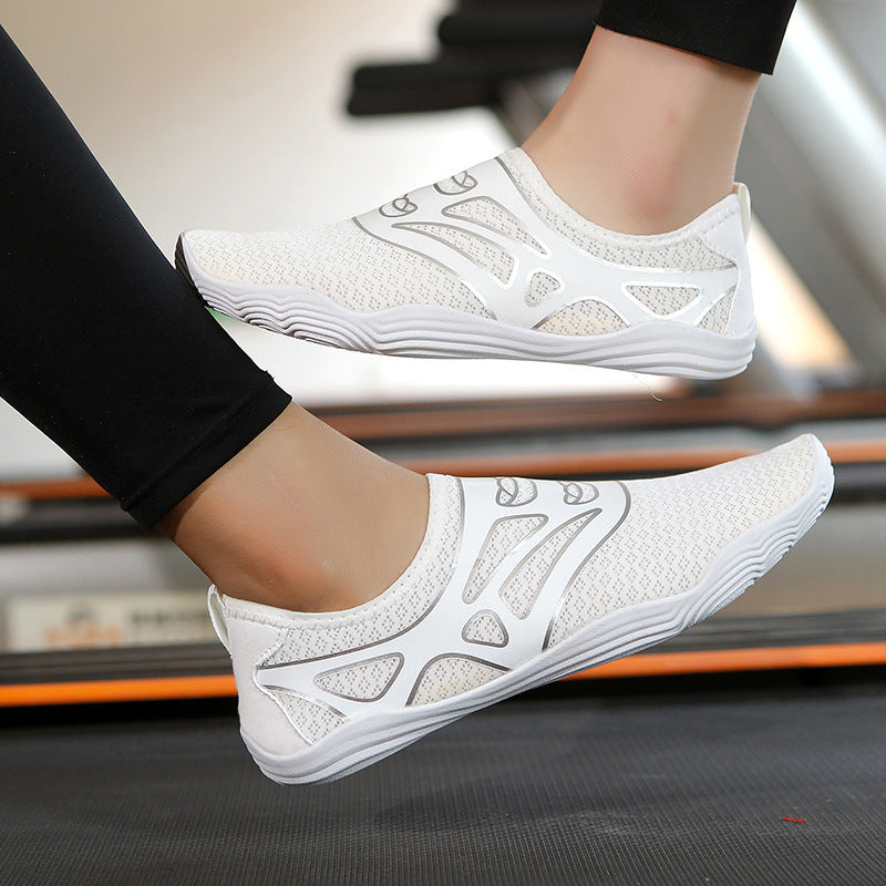 Damen Atmungsaktive Fitness-Schuhe mit rutschfester Sohle Drune