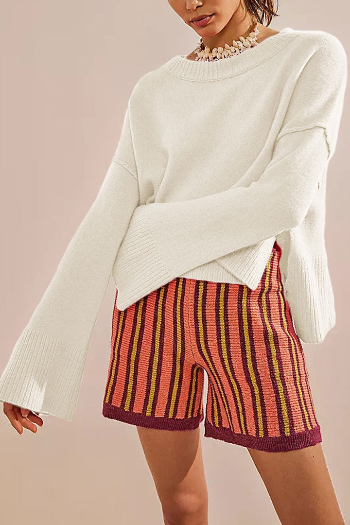 Damen lässiger Pullover Drune
