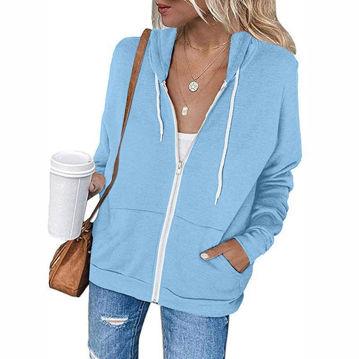 Drune | Damen Hoodie Mit Vollem Reißverschluss Und Taschen