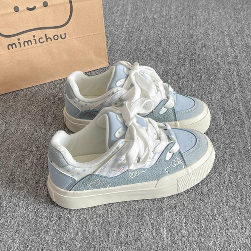 Damen Sneaker mit verspieltem Tierdesign und atmungsaktivem Obermaterial Drune