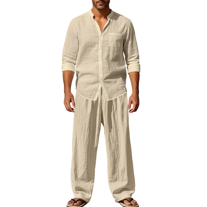 Herren luftiges Hemd- und Hosen-Set Drune