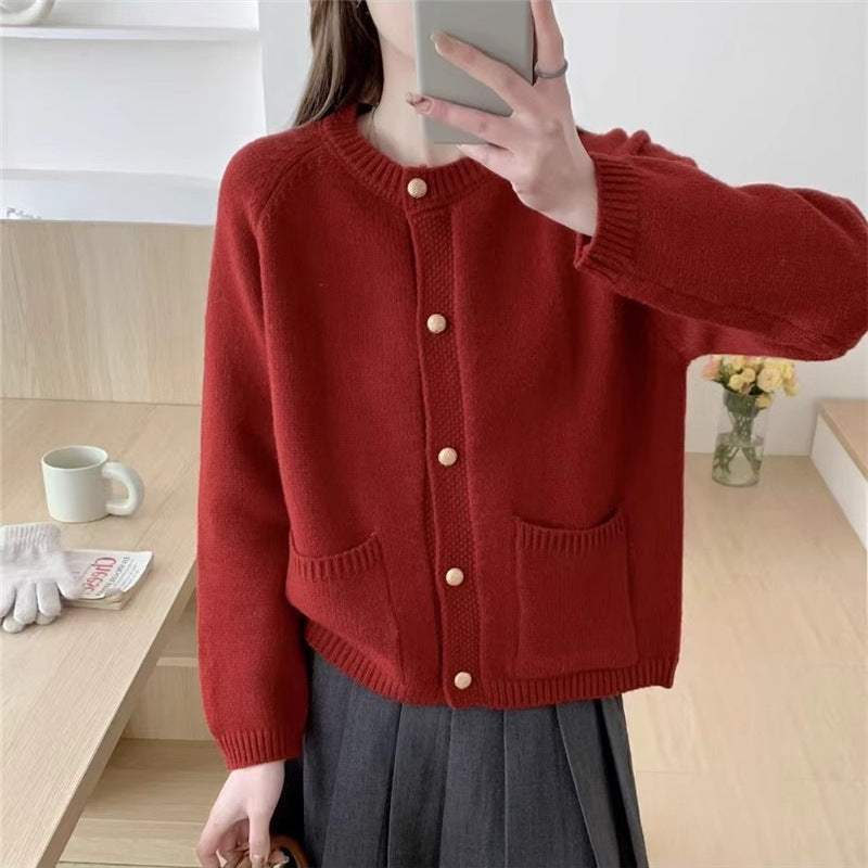 Damen Strickjacke mit hochwertiger Strickstruktur und praktischen Taschen Drune