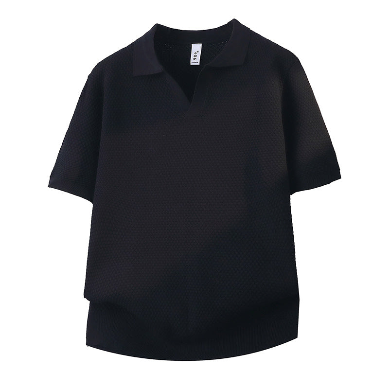 Damen Modisches Strickoberteil mit Halbrohrkragen Drune