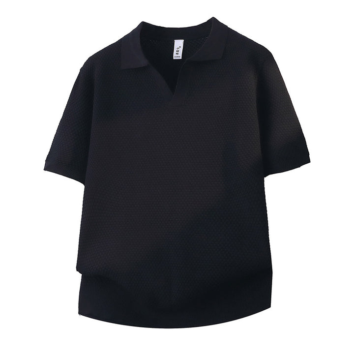 Damen Modisches Strickoberteil mit Halbrohrkragen Drune