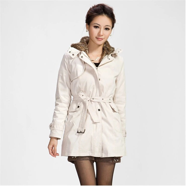 Drune - Kuschelige Damen Winterjacke, Fleece-Futter