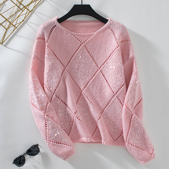 Drune | Luftiger Hohlstrickpullover Für Übergangszeit