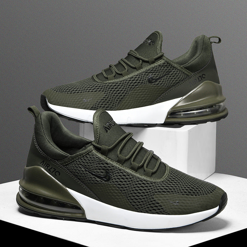 Herren Leichte Mesh-Sneaker mit sichtbarer Luftkissen-Dämpfung und sportlicher Laufsohle Drune