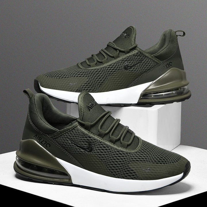 Herren Leichte Mesh-Sneaker mit sichtbarer Luftkissen-Dämpfung und sportlicher Laufsohle Drune