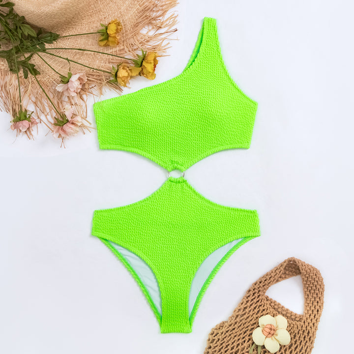 Damen Einseitiger Cut-Out Bikini Drune