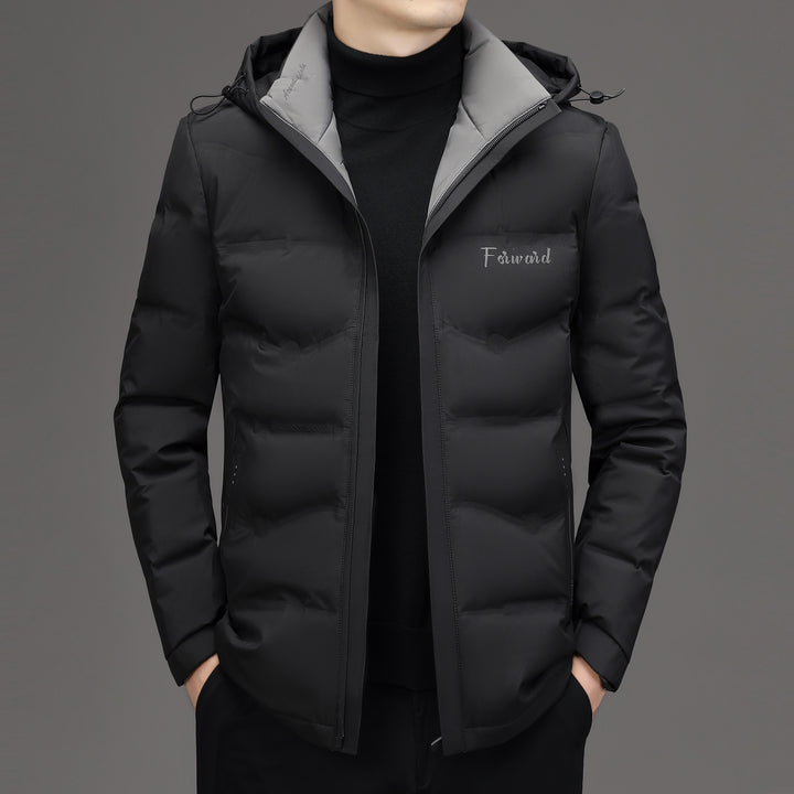 Herren Steppjacke mit Kapuze und schlanker Thermofütterung Drune