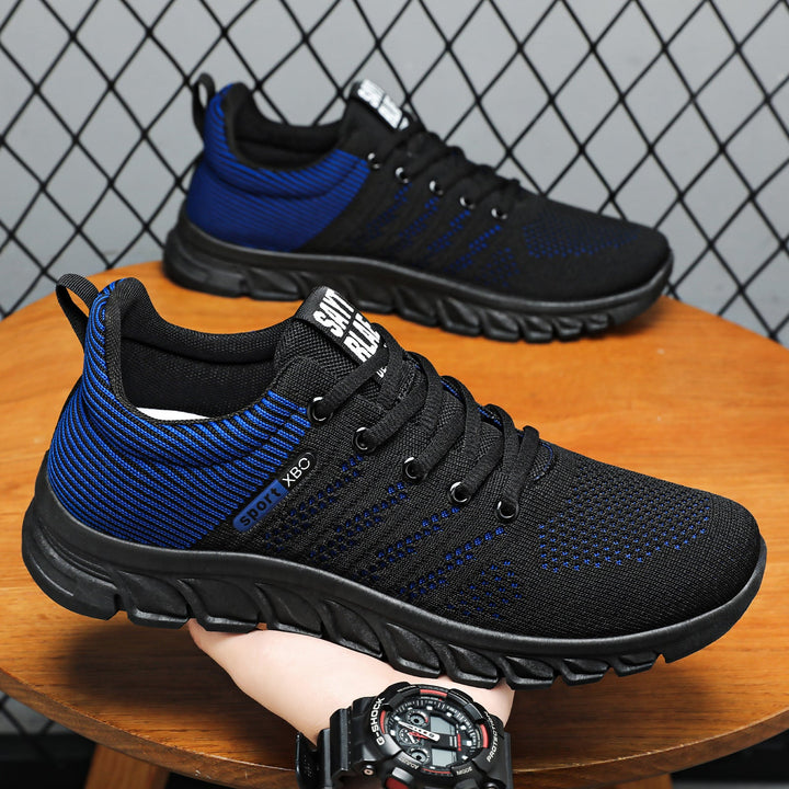 Damen Sportliche Sneakers mit atmungsaktiver Mesh-Oberfläche und rutschfester Sohle Drune
