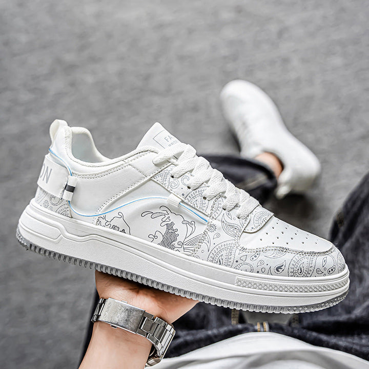 Damen Modische Sneakers mit einzigartiger grafischer Oberflächenstruktur Drune