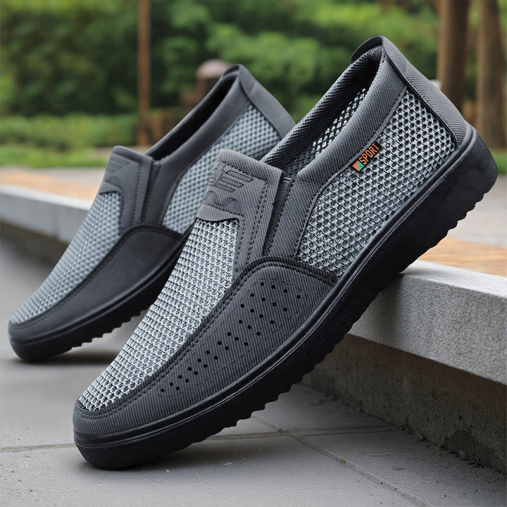 Damen Atmungsaktive Slip-On Sneakers mit rutschfester Sohle Drune