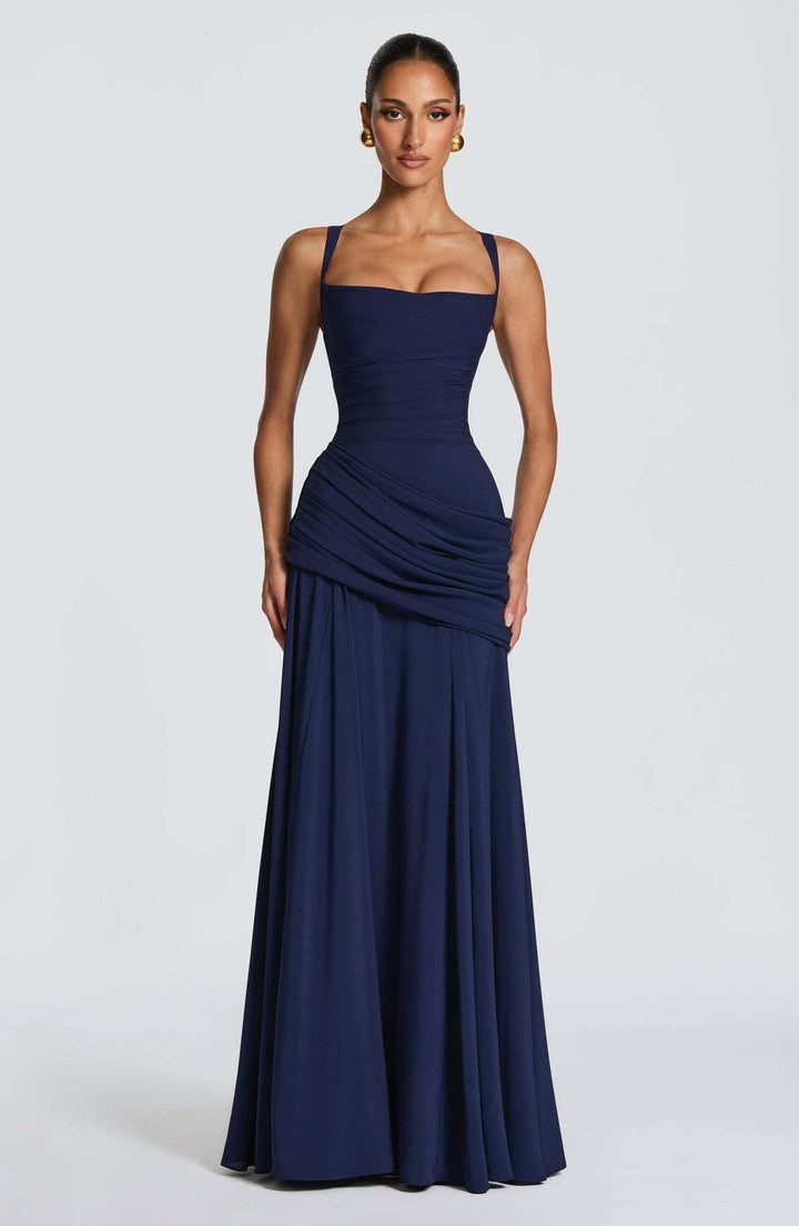 Damen Abendkleid mit elegantem, tailliertem Schnitt Drune