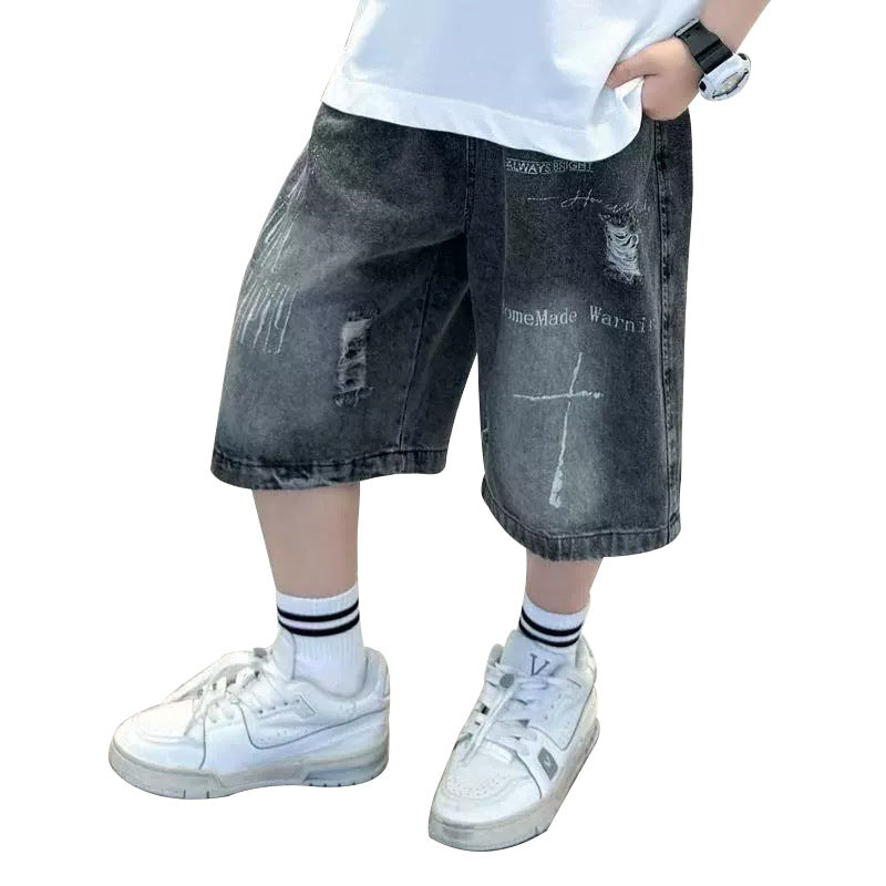 Unisex coole lässige Jeansshorts Drune
